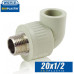 Угол с наружной резьбой Wavin D20x1/2"
